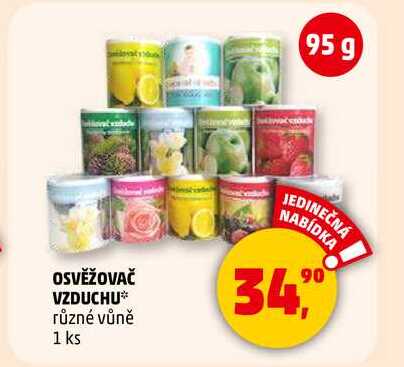 OSVĚŽOVAČ VZDUCHU různé vůně, 1 ks 