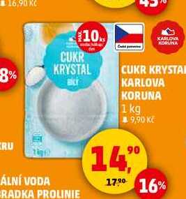 CUKR KRYSTAL KARLOVA KORUNA, 1 kg 
