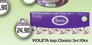VIOLETA kapesníčky Classic 3vr.10ks