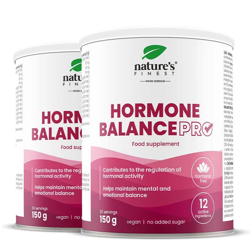 1+1 Hormone Balance PRO od Nature's Finest | Nejlepší doplňky pro ženy | Třezalka, Kozlík, Ašvaganda