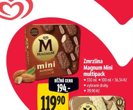  Zmrzlina Magnum Mini multipack  330 ml 