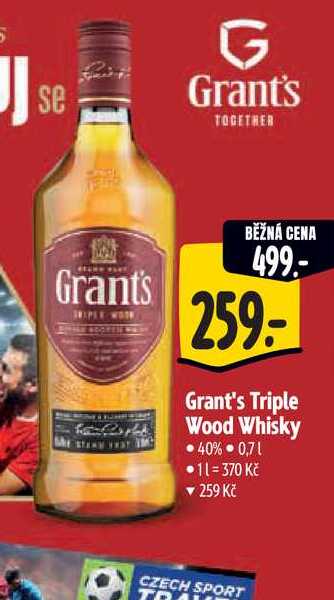  Grant's Triple Wood Whisky  0,7 l