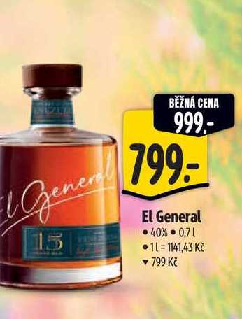  El General  0,7 l