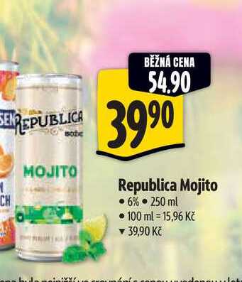  Republica Mojito 6% 250 ml  
