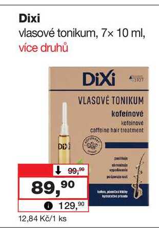 Dixi vlasové tonikum, 7x 10 ml