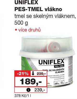 UNIFLEX PES-TMEL vlákno tmel se skelným vláknem, 500 g