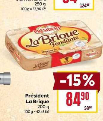 Président La Brique 200 g 