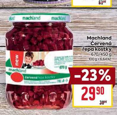Machland Červená řepa kostky 670/450 g