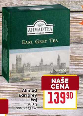Ahmad Earl grey čaj 200 g