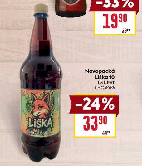 Novopacká Liška 10 1,51, PET