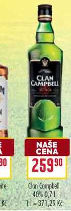 Clan Campbell 40% 0,7l