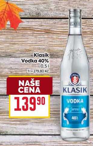 Klasik Vodka 40% 0,5l