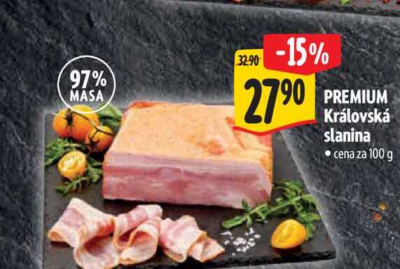   PREMIUM Královská slanina 100 g 