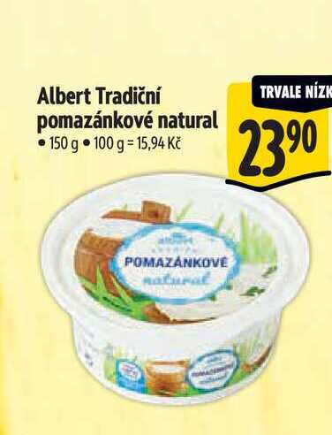 Albert Tradiční pomazánkové natural 150 g  