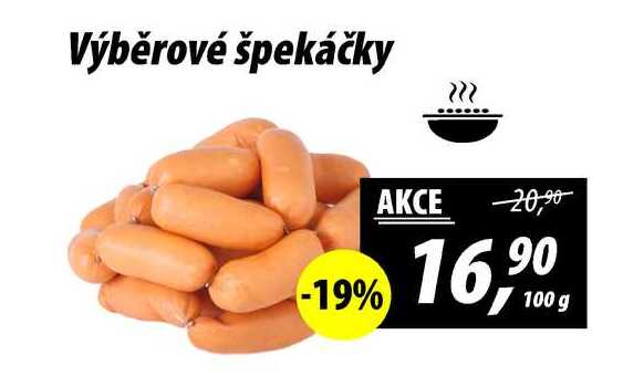 Výběrové špekáčky, 100 g