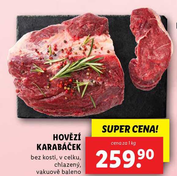 HOVĚZÍ KARABÁČEK, cena za 1 kg