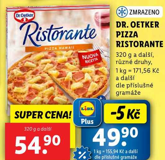 Dr. Oetker pizza Ristorante, 320 g a další