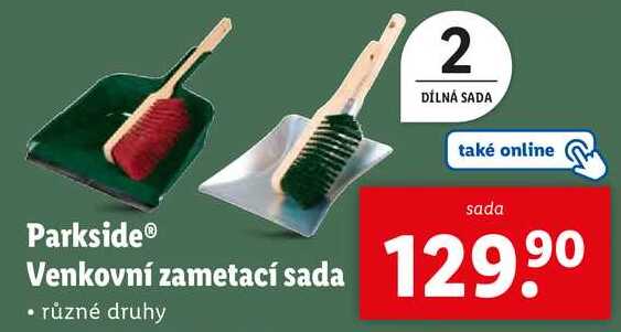 ParksideⓇ Venkovní zametací sada
