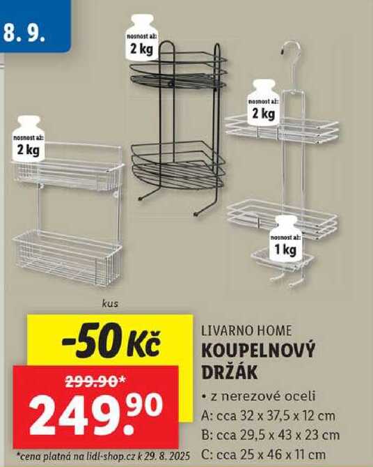 KOUPELNOVÝ DRŽÁK