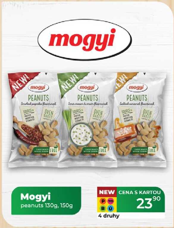 Mogyi peanuts 130g, 150g  