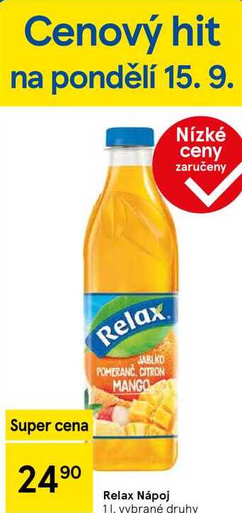 Relax Nápoj, 1 l 