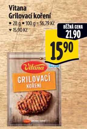 Vitana Grilovací koření, 28 g 