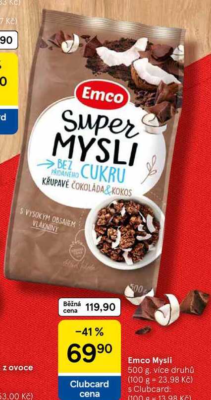 Emco Mysli, 500 g, více druhů 