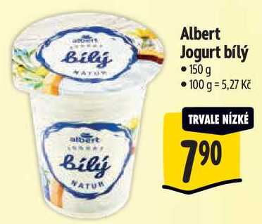Albert Jogurt bílý, 150 g 