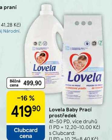 Lovela Baby Prací prostředek, 41-50 PD, více druhů 