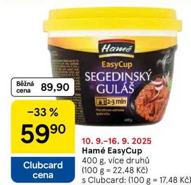 Hamé EasyCup, 400 g, více druhů  