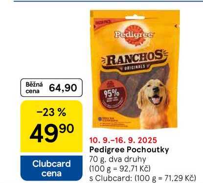 Pedigree Pochoutky, 70 g 