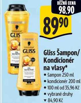 Gliss Kondicionér na vlasy, 200 ml