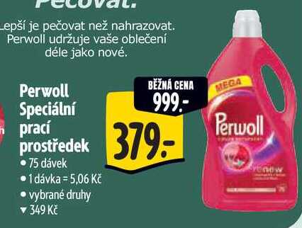Perwoll Speciální prací prostředek, 75 dávek