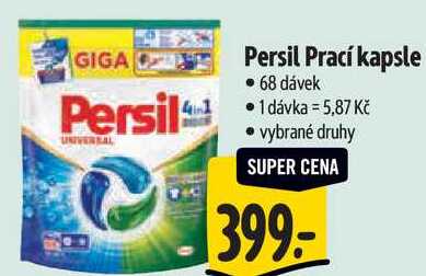Persil Prací kapsle, 68 dávek 