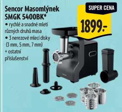 Sencor Masomlýnek SMGK 5400BK* 