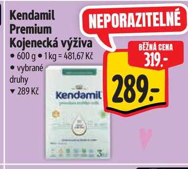Kendamil Premium Kojenecká výživa 600 g   