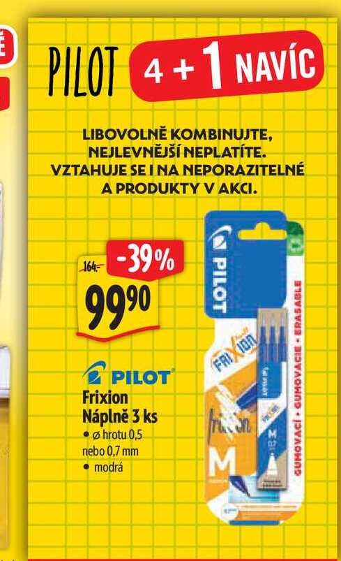   Frixion Náplně 3 ks  