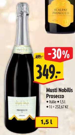 Musti Nobilis Prosecco, 1,5 l