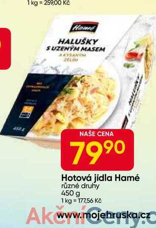 Hamé hotová jídla různé druhy 450 g