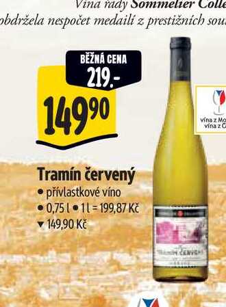   Tramín červený 0,75 l