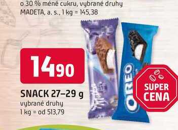 OREO SNACK 27-29 g 