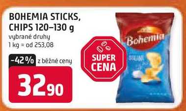 BOHEMIA STICKS, CHIPS 120-130 g