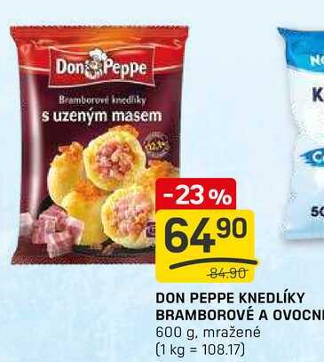 DON PEPPE KNEDLÍKY BRAMBOROVÉ A OVOCNI 600 g