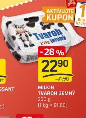 MILKIN TVAROH JEMNÝ 250 g