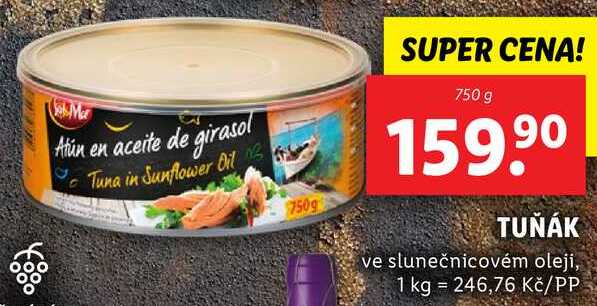 Tuňák, 750 g