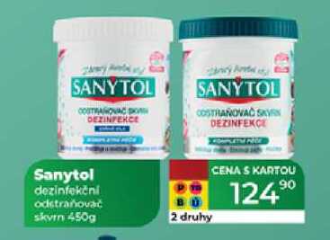 Sanytol dezinfekční odstraňovač skvrn 450g  