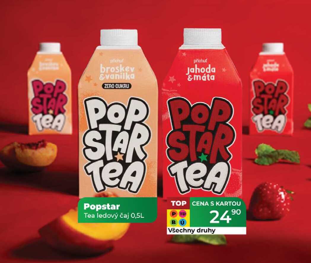 Popstar Tea ledový čaj 0,5L