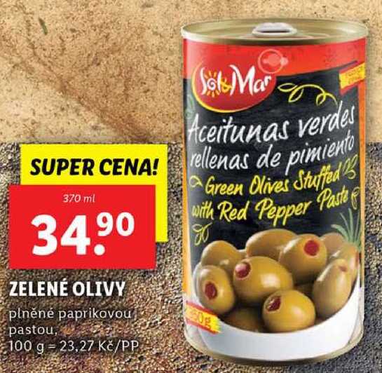 ZELENÉ OLIVY, 370 ml