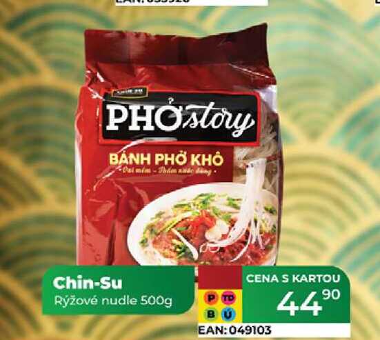 Chin-Su Rýžové nudle 500g  