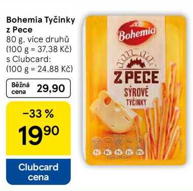 Bohemia Tyčinky z Pece, 80 g, více druhů 
